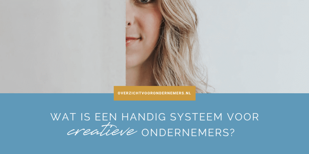 Wat is een handig systeem voor creatieve ondernemers?
