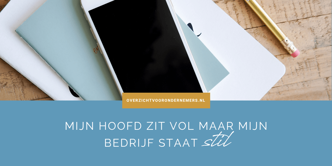 Mijn hoofd zit vol maar mijn bedrijf staat stil